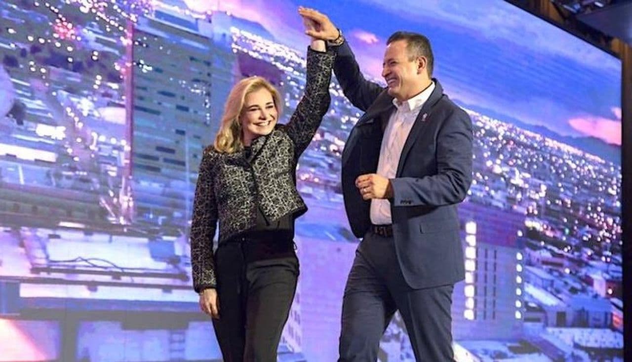 Maru Campos y Marco Bonilla celebran la nueva obra de alumbrado público LED en la región sur de la ciudad